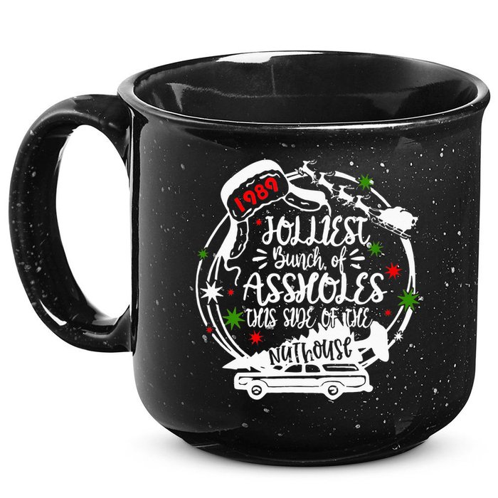 Jolliest Bunch Of Assholes This Side Of The Nut House Xmas  15oz Campfire Ceramic Mug