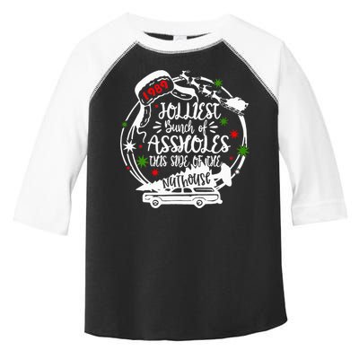 Jolliest Bunch Of Assholes This Side Of The Nut House Xmas  Toddler Fine Jersey T-Shirt