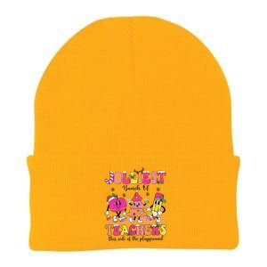 Jolliest Bunch Of Teachers This Side Of The Playground Xmas Knit Cap Winter Beanie