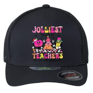 Jolliest Bunch Of Teachers This Side Of The Playground Xmas Flexfit Unipanel Trucker Cap