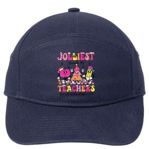 Jolliest Bunch Of Teachers This Side Of The Playground Xmas 7-Panel Snapback Hat