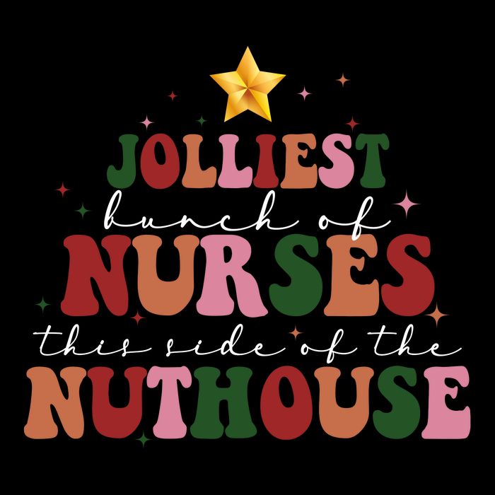 Jolliest Bunch Of Nurses Christmas Holiday Impact Tech Backpack