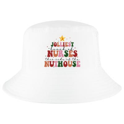 Jolliest Bunch Of Nurses Christmas Holiday Cool Comfort Performance Bucket Hat