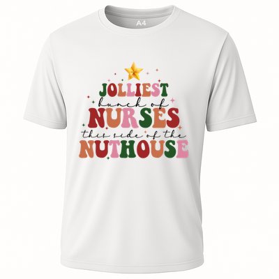 Jolliest Bunch Of Nurses Christmas Holiday Performance Shirt