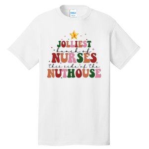 Jolliest Bunch Of Nurses Christmas Holiday Tall T-Shirt