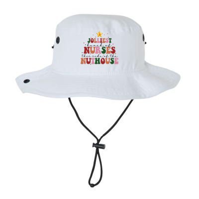 Jolliest Bunch Of Nurses Christmas Holiday Legacy Cool Fit Booney Bucket Hat