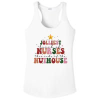 Jolliest Bunch Of Nurses Christmas Holiday Ladies PosiCharge Competitor Racerback Tank