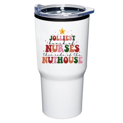 Jolliest Bunch Of Nurses Christmas Holiday Tumbler