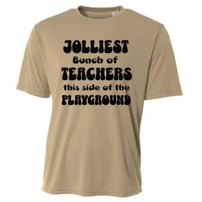 Jolliest Bunch Of Teachers This Side Of The Playground Women Cooling Performance Crew T-Shirt