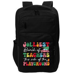 Jolliest Bunch Of Teachers This Side Of The Playground Xmas Impact Tech Backpack