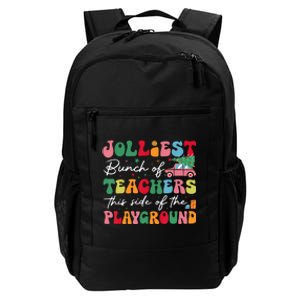 Jolliest Bunch Of Teachers This Side Of The Playground Xmas Daily Commute Backpack