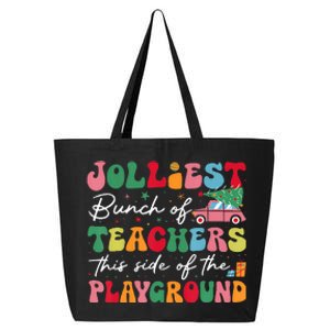 Jolliest Bunch Of Teachers This Side Of The Playground Xmas 25L Jumbo Tote