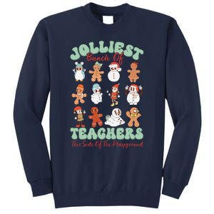 Jolliest Bunch Of Teachers This Side Of The Playground Xmas Tall Sweatshirt