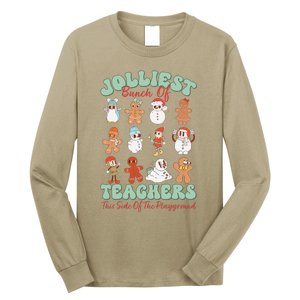 Jolliest Bunch Of Teachers This Side Of The Playground Xmas Long Sleeve Shirt