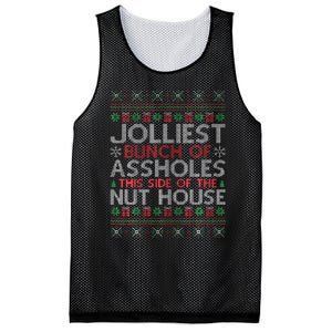 Jolliest Bunch Of Assholes This Side Of The Nut House Mesh Reversible Basketball Jersey Tank