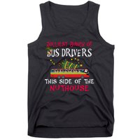 Jolliest Bunch Of Bus Drivers This Side Of The Nuthouse Merry Christmas Tank Top