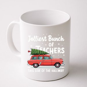 Jolliest Bunch Of Teachers This Side Of The Hallway Xmas Coffee Mug