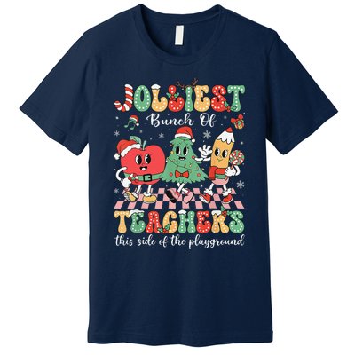 Jolliest Bunch Of Teachers This Side Of The Playground Xmas Premium T-Shirt