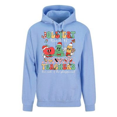 Jolliest Bunch Of Teachers This Side Of The Playground Xmas Unisex Surf Hoodie