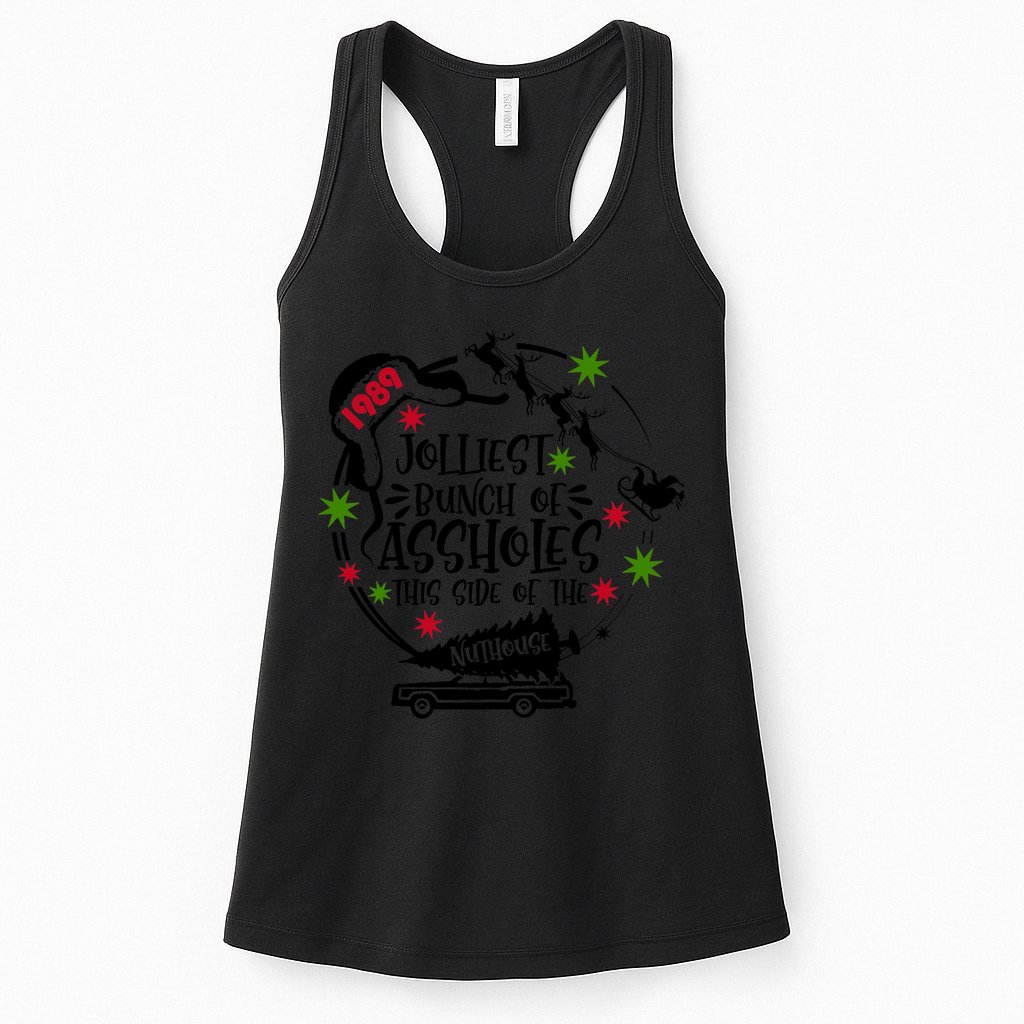 Jolliest Bunch Of Assholes Jolliest Bunch Of Christmas Vacation Classic Womens Tank Top