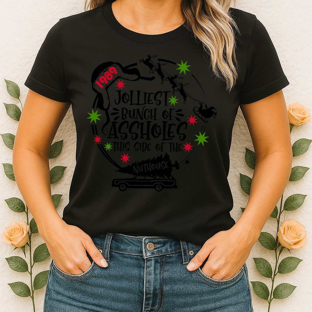 Jolliest Bunch Of Assholes Jolliest Bunch Of Christmas Vacation Classic Womens T-Shirt