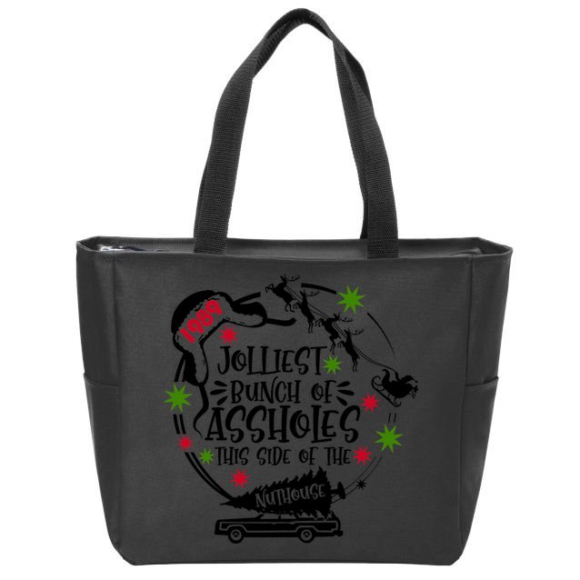 Jolliest Bunch Of Assholes Jolliest Bunch Of Christmas Vacation Classic Zip Tote Bag