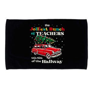 Jolliest Bunch Of Teachers This Side Of The Hallway Teacher Microfiber Hand Towel