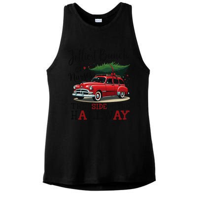 Jolliest Bunch Of Nurses This Side Of The Hallway Funny Xmas Ladies PosiCharge Tri-Blend Wicking Tank