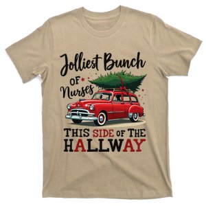 Jolliest Bunch Of Nurses This Side Of The Hallway Funny Xmas T-Shirt