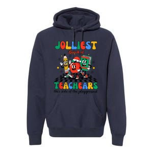 Jolliest Bunch Of Teachers This Side Of The Playground Xmas Premium Hoodie