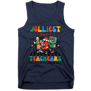 Jolliest Bunch Of Teachers This Side Of The Playground Xmas Tank Top