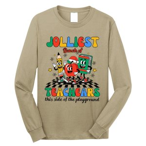 Jolliest Bunch Of Teachers This Side Of The Playground Xmas Long Sleeve Shirt