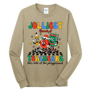 Jolliest Bunch Of Teachers This Side Of The Playground Xmas Tall Long Sleeve T-Shirt