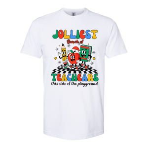 Jolliest Bunch Of Teachers This Side Of The Playground Xmas Softstyle CVC T-Shirt