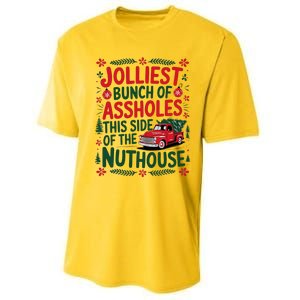 Jolliest Bunch Of Assholes This Side Of The Nut House Performance Sprint T-Shirt