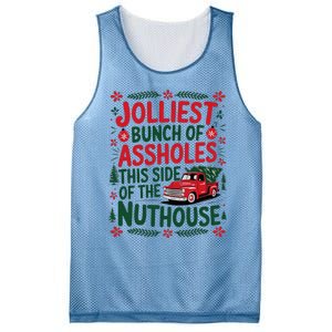 Jolliest Bunch Of Assholes This Side Of The Nut House Mesh Reversible Basketball Jersey Tank