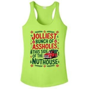 Jolliest Bunch Of Assholes This Side Of The Nut House Ladies PosiCharge Competitor Racerback Tank