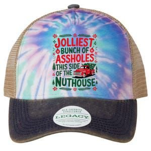 Jolliest Bunch Of Assholes This Side Of The Nut House Legacy Tie Dye Trucker Hat