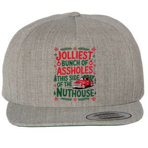 Jolliest Bunch Of Assholes This Side Of The Nut House Wool Snapback Cap