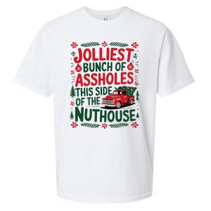 Jolliest Bunch Of Assholes This Side Of The Nut House Sueded Cloud Jersey T-Shirt