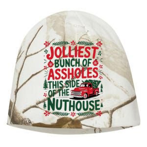 Jolliest Bunch Of Assholes This Side Of The Nut House Kati - Camo Knit Beanie