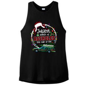 Jolliest Bunch Of Assholes This Side Of The Nut House Ladies PosiCharge Tri-Blend Wicking Tank