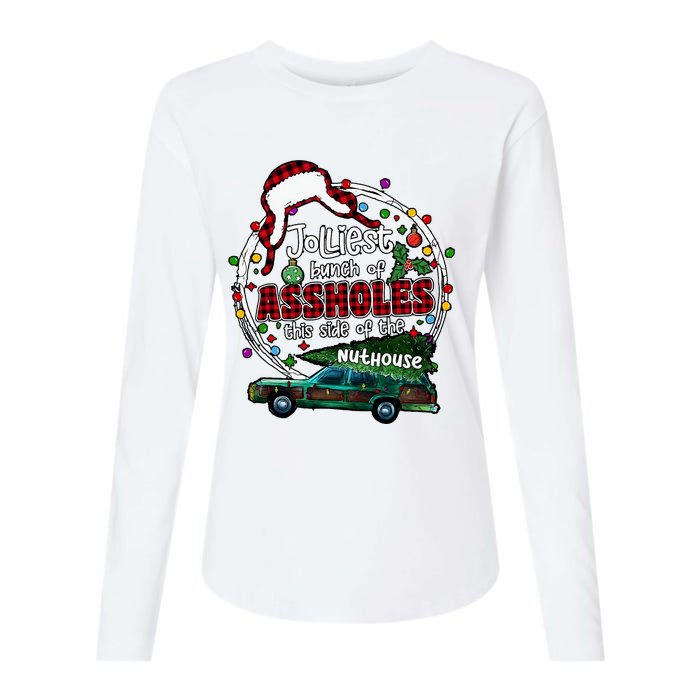 Jolliest Bunch Of Assholes This Side Of The Nut House Womens Cotton Relaxed Long Sleeve T-Shirt