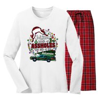 Jolliest Bunch Of Assholes This Side Of The Nut House Women's Long Sleeve Flannel Pajama Set 