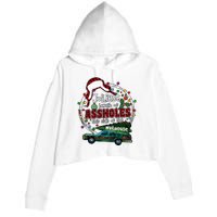 Jolliest Bunch Of Assholes This Side Of The Nut House Crop Fleece Hoodie