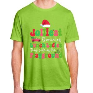 Jolliest Bunch Of Lunch Ladies Of Playground Xmas Colorful Adult ChromaSoft Performance T-Shirt