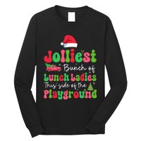 Jolliest Bunch Of Lunch Ladies Of Playground Xmas Colorful Long Sleeve Shirt