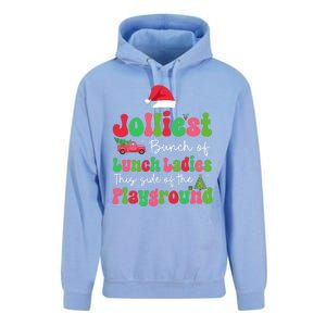 Jolliest Bunch Of Lunch Ladies Of Playground Xmas Colorful Unisex Surf Hoodie