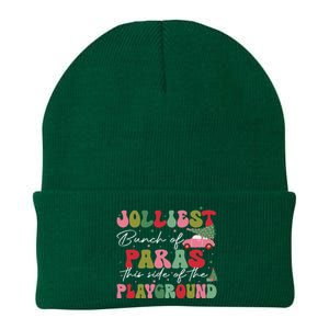 Jolliest Bunch Of Paras This Side Of The Playground Xmas Knit Cap Winter Beanie