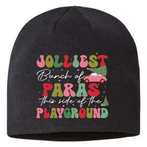 Jolliest Bunch Of Paras This Side Of The Playground Xmas Sustainable Beanie